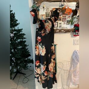 Band of gypsies off shoulder maxi dress